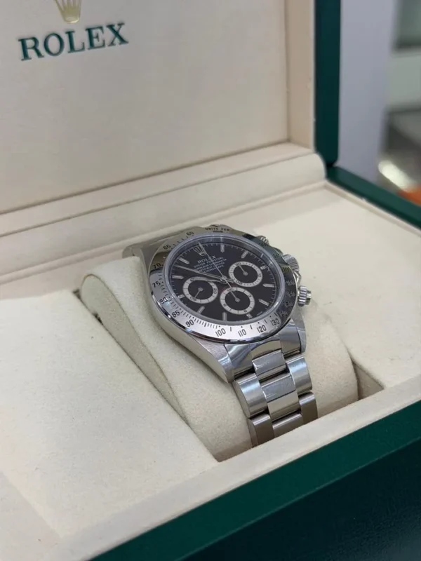 Rolex Daytona Zenith nero black del 1997 seriale U top condition con scatola Rolex