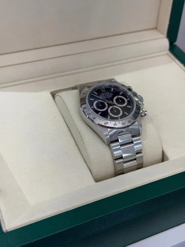 Rolex Daytona Zenith nero black del 1997 seriale U top condition con scatola Rolex