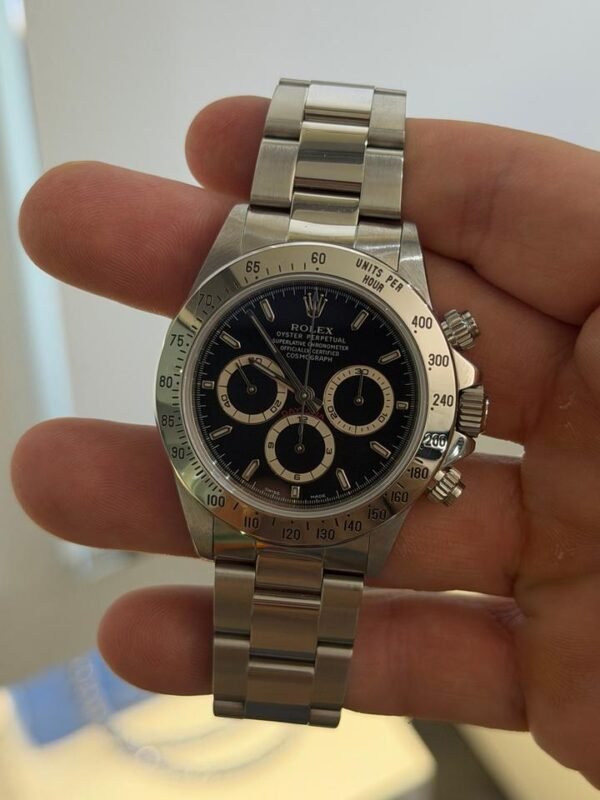 Rolex Daytona Zenith nero black del 1997 seriale U top condition con scatola Rolex