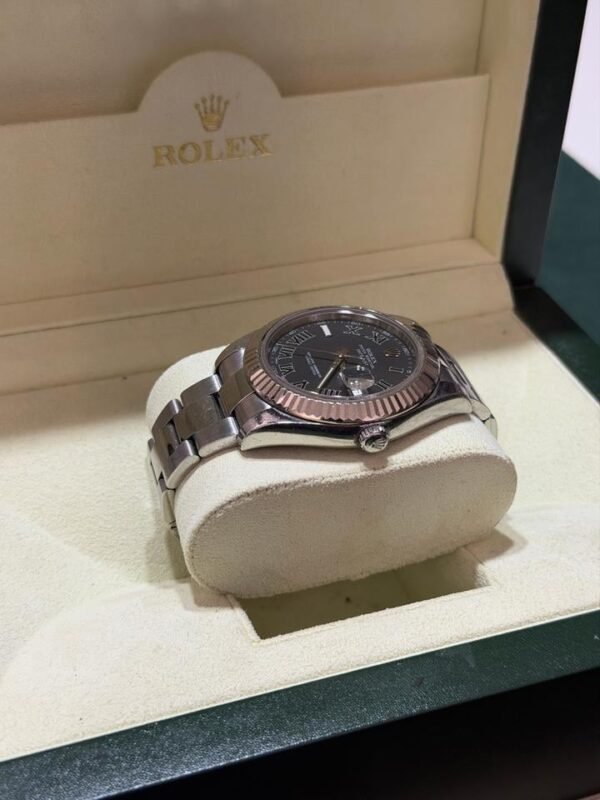 Rolex Datejust II roman dial del 2017 Italia rhodium full set top condition con documenti