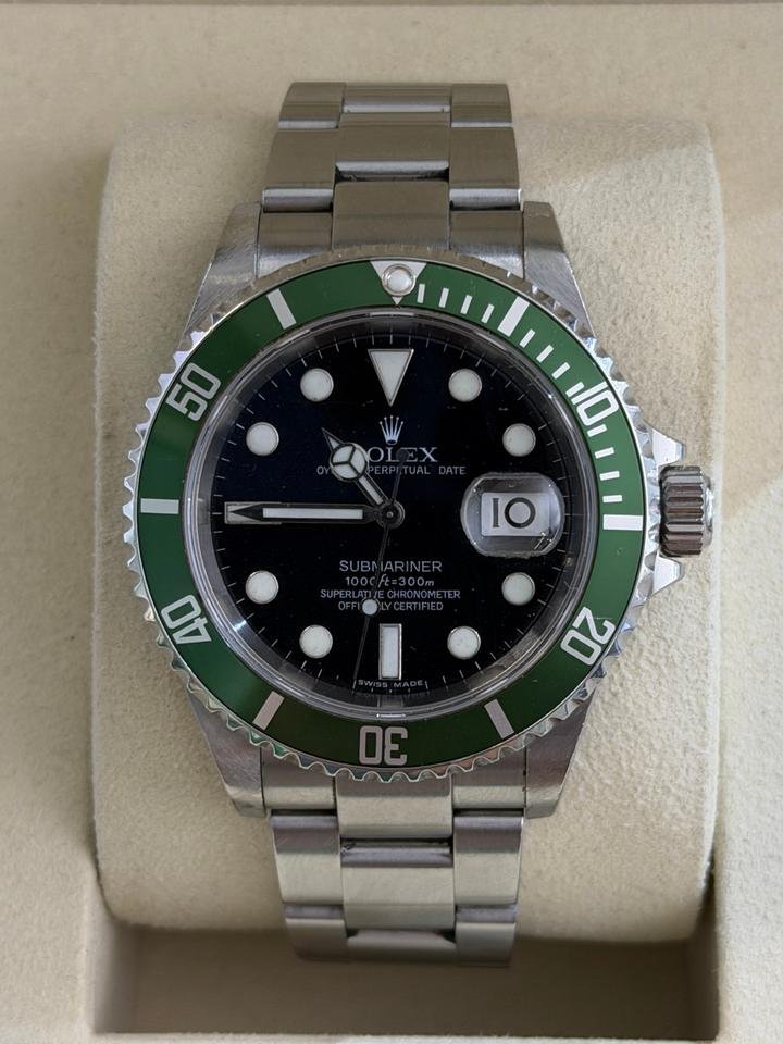 Rolex Submariner Date Kermit del 2007 Italia full set top condition con documenti e scatola Rolex