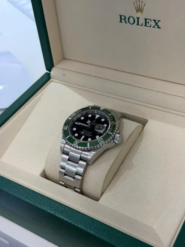 Rolex Submariner Date Kermit del 2007 Italia full set top condition con documenti e scatola Rolex