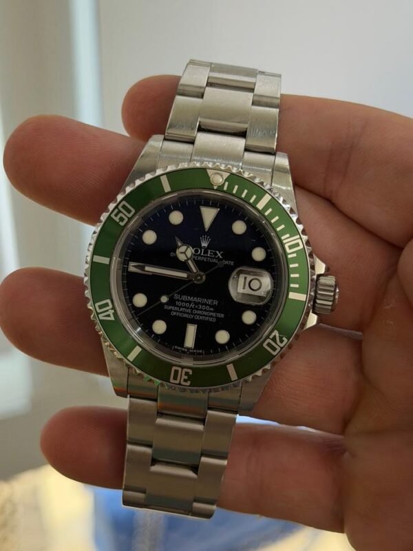 Rolex Submariner Date Kermit del 2007 Italia full set top condition con documenti e scatola Rolex