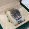 Rolex Oyster Perpetual 39 dark rhodium del 2016 full set top condition con documenti