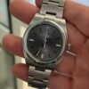 Rolex Oyster Perpetual 39 dark rhodium del 2016 full set top condition con documenti