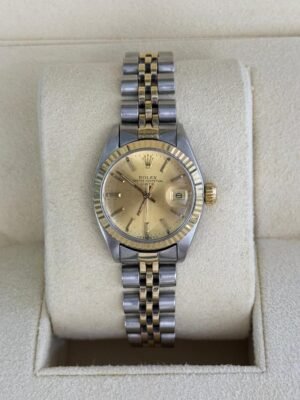 IMG_2562 Rolex Lady-Datejust 26mm acciaio oro Jubilee quadrante oro top condition con scatola Rolex