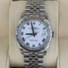 Rolex Datejust 36mm white bianco del 2022 Italia full set top condition con documenti e scatola