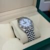 Rolex Datejust 36mm white bianco del 2022 Italia full set top condition con documenti e scatola