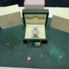 Rolex Datejust 36 del 2011 pink dial ore 6 e ore 9 ghiera in diamanti full set top condition