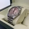 Rolex Datejust 36 del 2011 pink dial ore 6 e ore 9 ghiera in diamanti full set top condition
