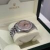 Rolex Datejust 36 del 2011 pink dial ore 6 e ore 9 ghiera in diamanti full set top condition