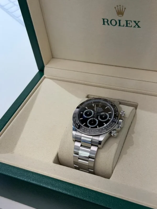 Rolex Daytona New model ceramica NUOVO del 2025 quadrante nero full set documenti e scatola