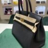 Herm&egrave;s Birkin 30 retourne veau togo colore Nero  stampa G NUOVA 2026 Giugno hardware dorato full set con scontrino ufficiale