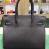 Herm&egrave;s Birkin 30 retourne veau togo colore Nero  stampa G NUOVA 2026 Giugno hardware dorato full set con scontrino ufficiale