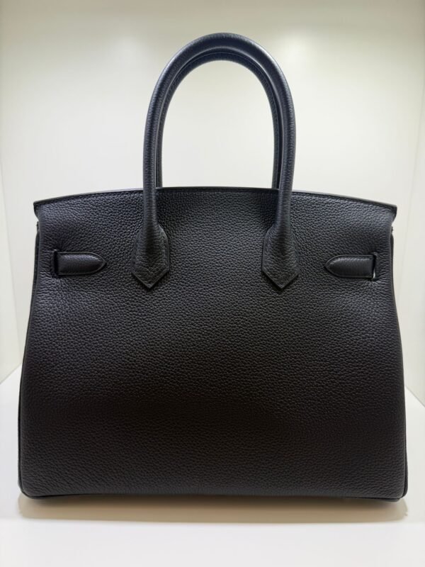 Herm&egrave;s Birkin 30 retourne veau togo colore Nero  stampa G NUOVA 2026 Giugno hardware dorato full set con scontrino ufficiale