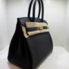 Herm&egrave;s Birkin 30 retourne veau togo colore Nero  stampa G NUOVA 2026 Giugno hardware dorato full set con scontrino ufficiale