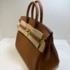 Herm&egrave;s Birkin 25 retourne veau togo colore GOLD ( il pi&ugrave; richiesto ) marrone stampa K NUOVA Dicembre 2025 hardware gold full set con scontrino