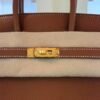 Herm&egrave;s Birkin 25 retourne veau togo colore GOLD ( il pi&ugrave; richiesto ) marrone stampa K NUOVA Dicembre 2025 hardware gold full set con scontrino
