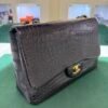 Chanel Timeless Classic Flap Jumbo 30mm in coccodrillo (alligator/crocodile) con hardware dorato produzione anno 2011 serie 13