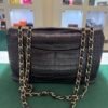 Chanel Timeless Classic Flap Jumbo 30mm in coccodrillo (alligator/crocodile) con hardware dorato produzione anno 2011 serie 13