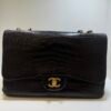 Chanel Timeless Classic Flap Jumbo 30mm in coccodrillo (alligator/crocodile) con hardware dorato produzione anno 2011 serie 13