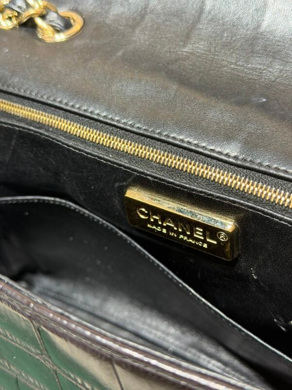 Chanel Timeless Classic Flap Jumbo 30mm in coccodrillo (alligator/crocodile) con hardware dorato produzione anno 2011 serie 13