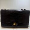 Chanel Timeless Classic Flap Jumbo 30mm in coccodrillo (alligator/crocodile) con hardware dorato produzione anno 2011 serie 13