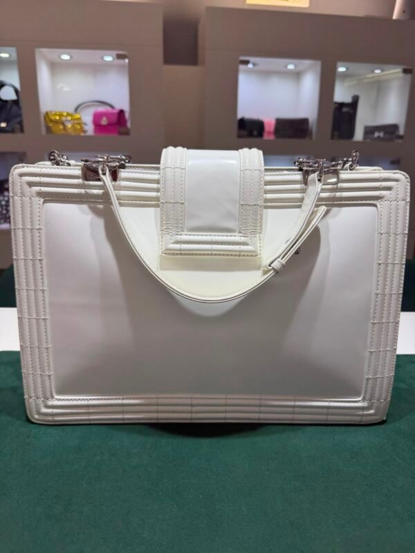 Chanel Boy tote bag del 2012 con card Chanel sacchetto e dustbag Chanel