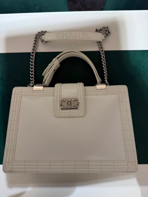 Chanel Boy tote bag del 2012 con card Chanel sacchetto e dustbag Chanel