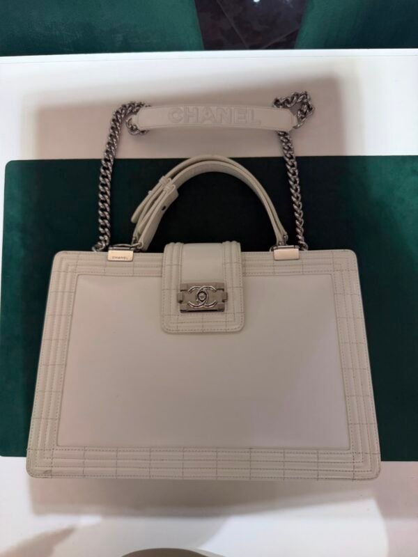 Chanel Boy tote bag del 2012 con card Chanel sacchetto e dustbag Chanel