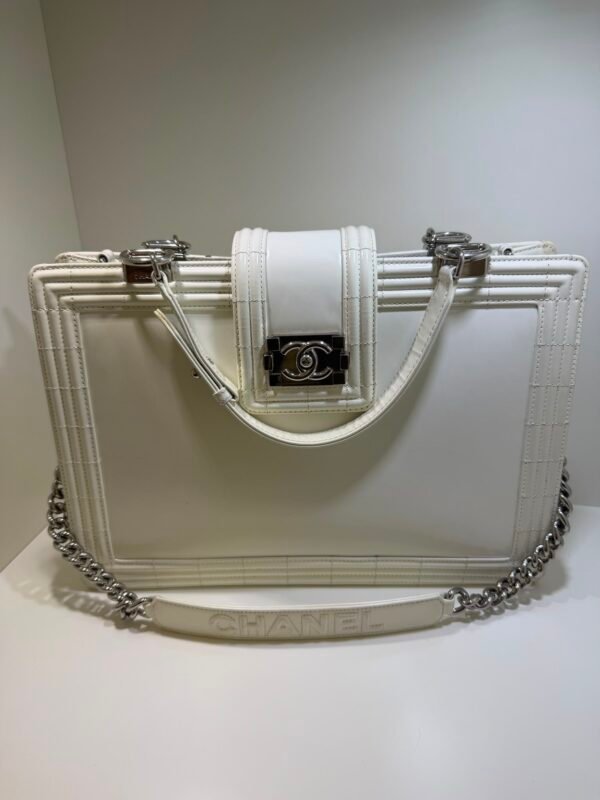 Chanel Boy tote bag del 2012 con card Chanel sacchetto e dustbag Chanel
