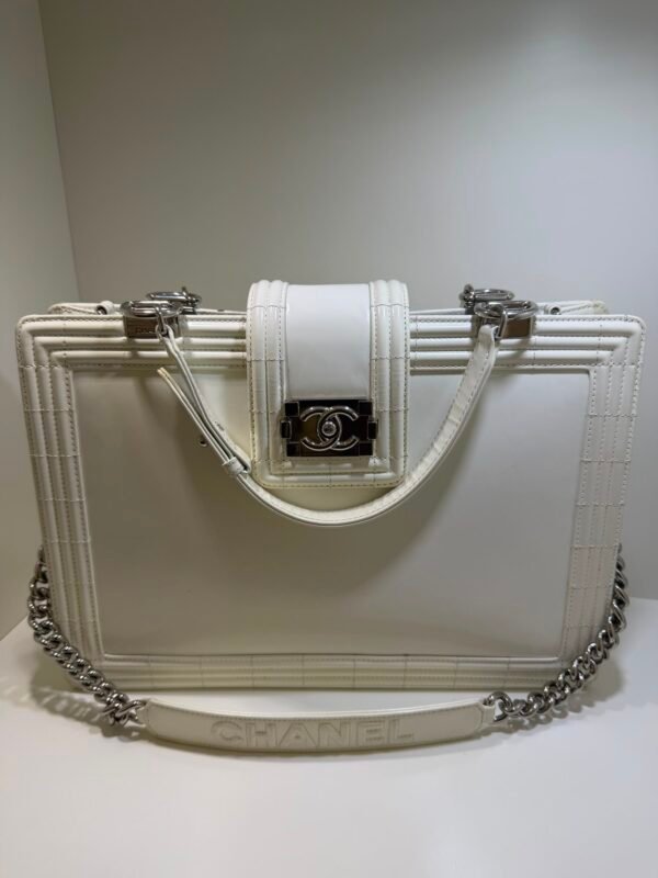 Chanel Boy tote bag del 2012 con card Chanel sacchetto e dustbag Chanel