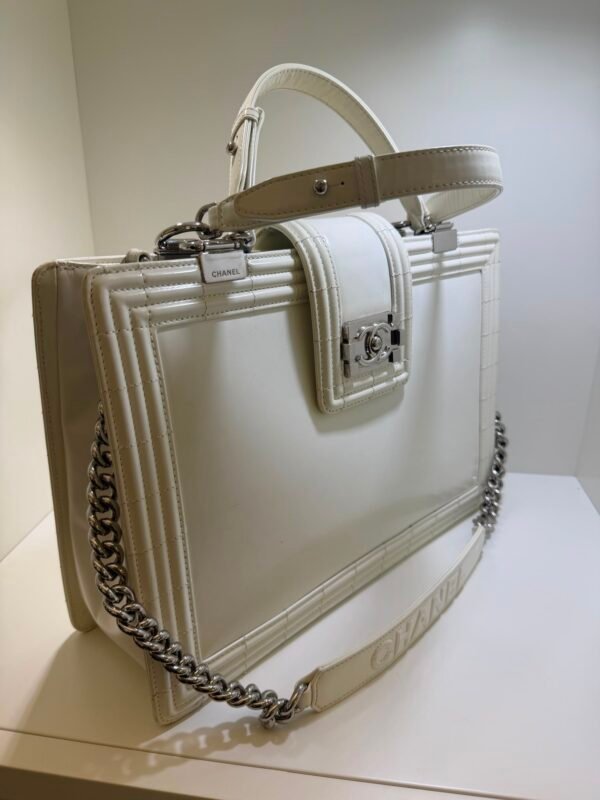 Chanel Boy tote bag del 2012 con card Chanel sacchetto e dustbag Chanel
