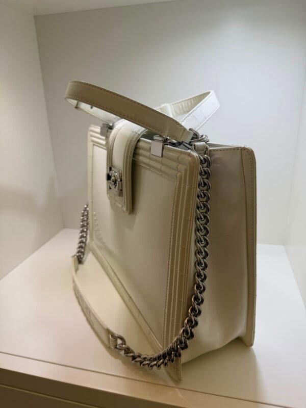 Chanel Boy tote bag del 2012 con card Chanel sacchetto e dustbag Chanel