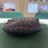 Bottega Veneta Jodie Nera in Pelle Intrecciata con Hardware Dorato