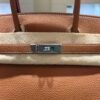 WhatsApp Image 2026-08-13 at 12.15.21 Hermès Birkin 30 retourne veau togo colore gold ( marrone cammello ) stampa G NUOVA 2026 hardware palladio full set con scontrino ufficiale