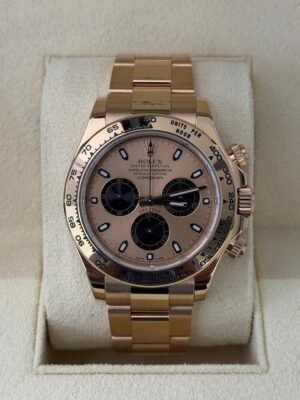 Rolex Daytona oro rosa del 2014 quadrante pink full set con documenti e scatola Rolex
