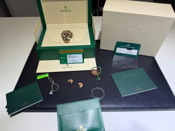 Rolex Daytona oro rosa del 2014 quadrante pink full set con documenti e scatola Rolex