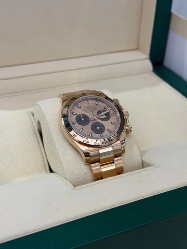 Rolex Daytona oro rosa del 2014 quadrante pink full set con documenti e scatola Rolex