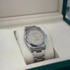 Rolex Oyster Perpetual 34mm beige terra NUOVO 2025 Italia full set con documenti e scatola