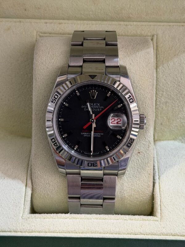 Rolex Datejust Turn-O-Graph Turn-O-Graph del 2006 full set top condition con documenti e scatola Role