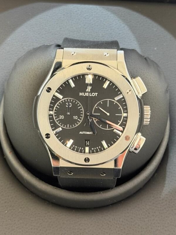 IMG_0090 Hublot Classic Fusion 45mm Chrono titanium del 2020 full set top condition con documenti