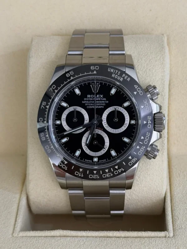 IMG_0753 Rolex Daytona ceramica nero del 2022 Italia excellent condition con documenti e scatola Rolex