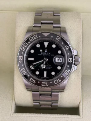 IMG_0757 Rolex GMT-Master II ceramica nero del 2009 Italia top condition full set con documenti e scatola