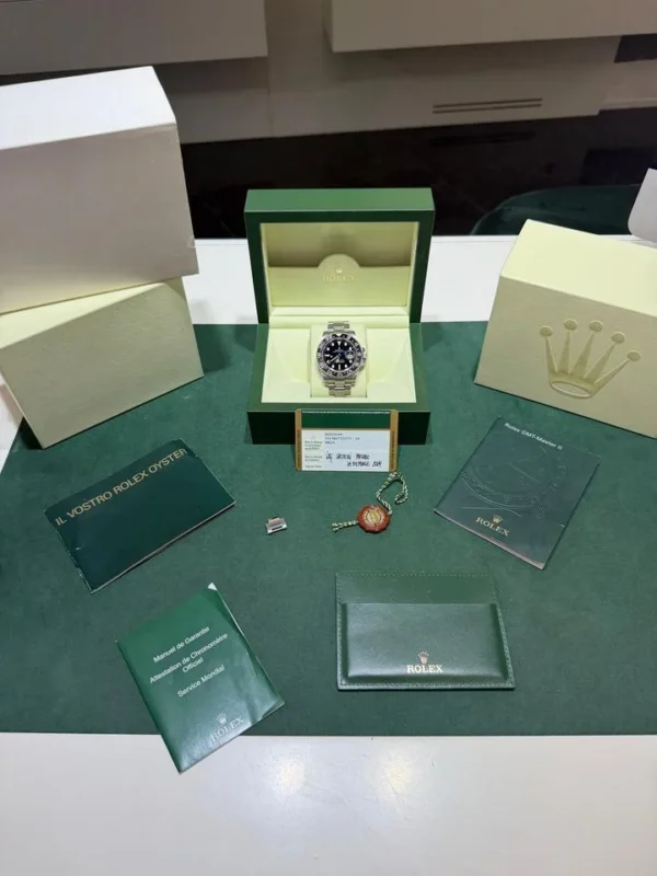 IMG_0758 Rolex GMT-Master II ceramica nero del 2009 Italia top condition full set con documenti e scatola