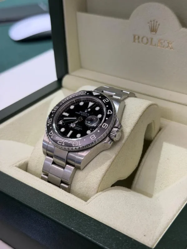 IMG_0759 Rolex GMT-Master II ceramica nero del 2009 Italia top condition full set con documenti e scatola