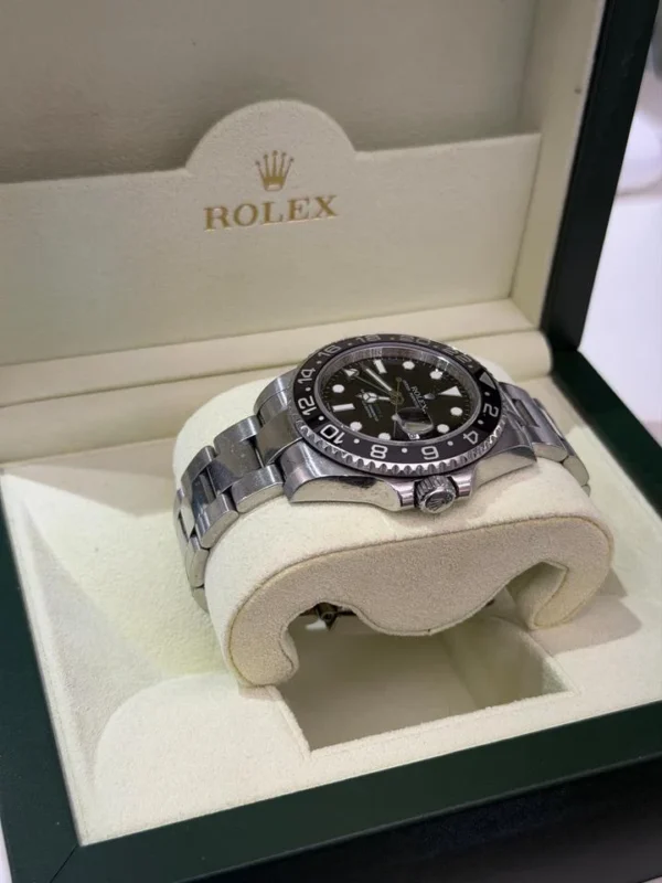 IMG_0760 Rolex GMT-Master II ceramica nero del 2009 Italia top condition full set con documenti e scatola