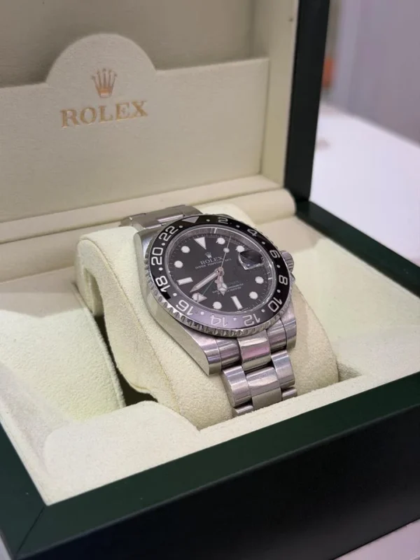 IMG_0761 Rolex GMT-Master II ceramica nero del 2009 Italia top condition full set con documenti e scatola