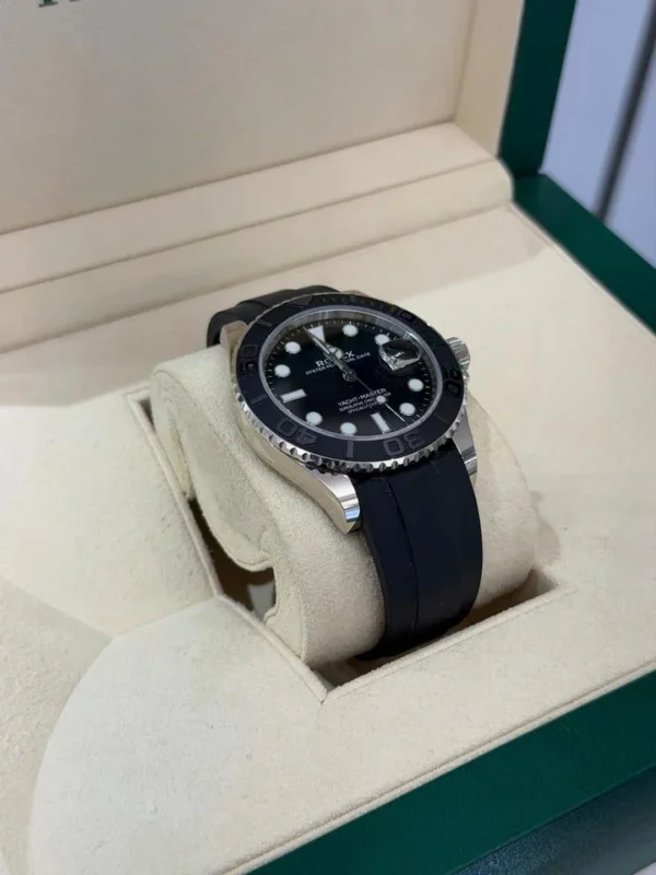 IMG_0763 Rolex Yacht-Master 42mm Oysterflex del 2020 Italia oro bianco full set excellent condition