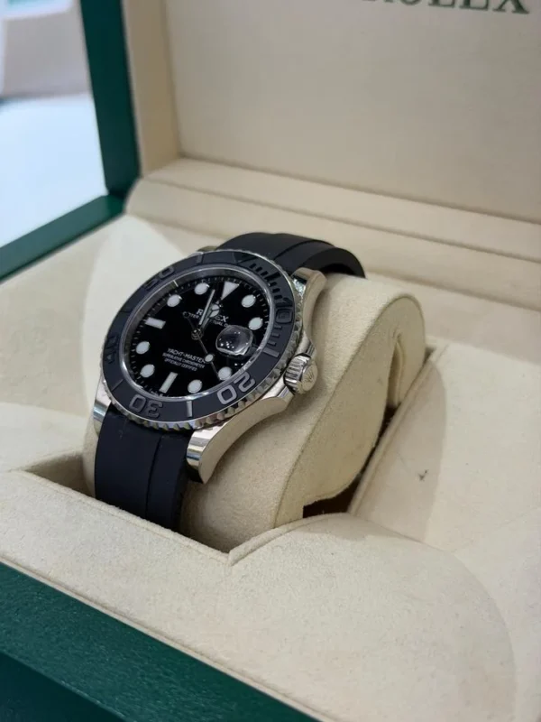 IMG_0764 Rolex Yacht-Master 42mm Oysterflex del 2020 Italia oro bianco full set excellent condition
